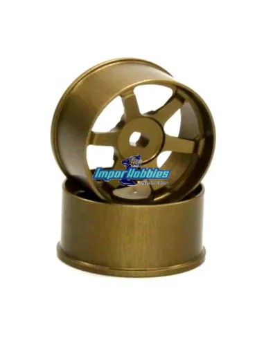 Jantes larges en aluminium Offset -0.8 (2 U.) Kyosho Mini-Z AWD / FWD R246-1471 - Jantes Kyosho Mini-Z AWD & FWD