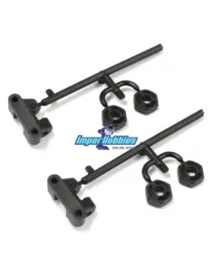 Support de suspension arrière et hexagones Kyosho Outlaw Rampage OL003-1 - Kyosho Outlaw Rampage - Pièces detachées et options