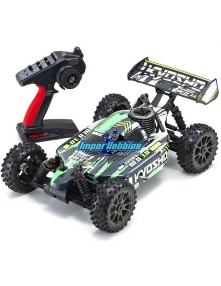 Kyosho Inferno Neo 3.0  Nitro Verde & Negro 2.4Ghz Readyset KE21SP - KT-231P+ 33012T4 - Coches RC Escala 1/8 Buggy Nitro & Eléct
