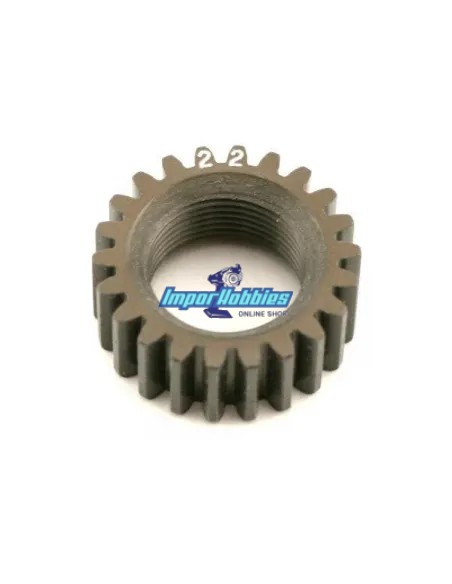 Pignon aluminium de seconde 22T XCA - 7075 T6 XRAY NT1 338522 - Xray NT1 - Pièces detachées et options