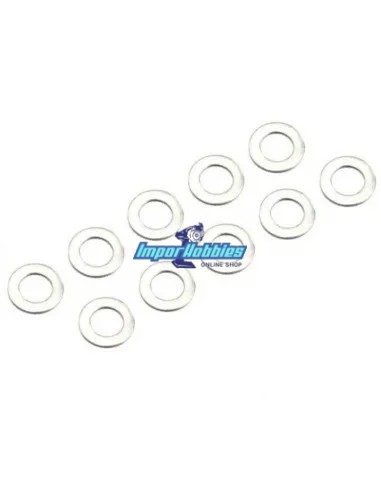 Arandelas ajuste embrague 5x8x0.5mm (10 Uds.) Kyosho 1-W500805 - Arandelas ajuste para embragues