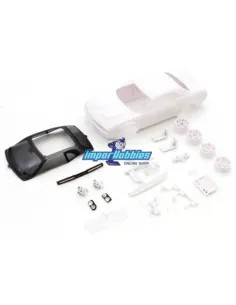 Carrocería para pintar 98mm + llantas Kyosho Mini-Z AWD Dodge Challenger MZN203 - Carrocerías para pintar - Blanca Kyosho Mini-Z