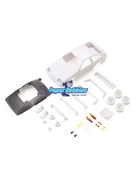 Carrosserie blanche à peindre 90mm + Jantes Kyosho Mini-Z AWD Toyota Trueno AE86 GTV MZN204 - Carrosseries à peindre