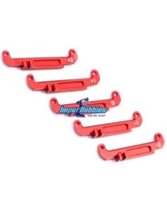 Barras dirección aluminio roja (5 Uds.) Kyosho Mini-Z Buggy MBW027RB - Kyosho Mini-Z Buggy - Repuesto y Opciones