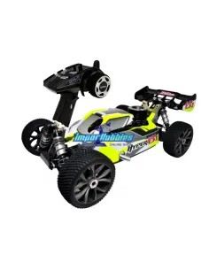 Hobao Hyper VS2-N Jaune Moteur de Tirette .21 Readyset 2.4Ghz H-VS2N-C21Y - Voitures RC Echelle 1/8 Buggy Nitro & Électrique Kit