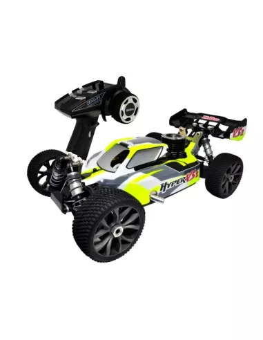 Hobao Hyper VS2-N Yellow - Pull Starter Engine .21 Readyset 2.4Ghz H-VS2N-C21Y - RC Cars 1/8 Scale Nitro & Electric Buggy Off-Ro