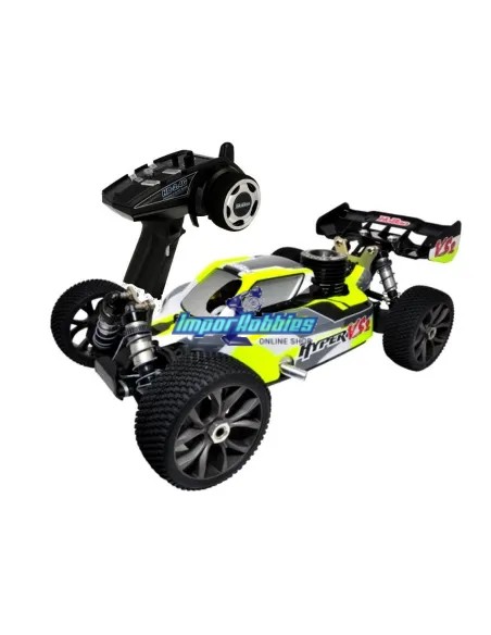 Hobao Hyper VS2-N Jaune Moteur de Tirette .21 Readyset 2.4Ghz H-VS2N-C21Y - Voitures RC Echelle 1/8 Buggy Nitro & Électrique Kit