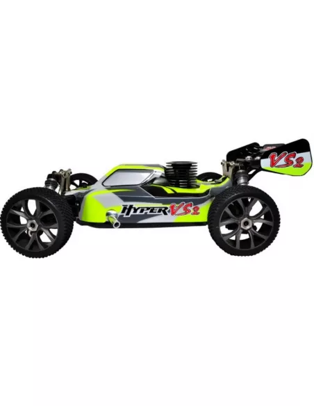 Hobao Hyper VS2-N Yellow - Pull Starter Engine .21 Readyset 2.4Ghz H-VS2N-C21Y - RC Cars 1/8 Scale Nitro & Electric Buggy Off-Ro