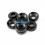 Rondelles en plastique de fusées avant PBS (8 U.) Hobao Hyper 7 PBS / VS2N / VS2E 87208