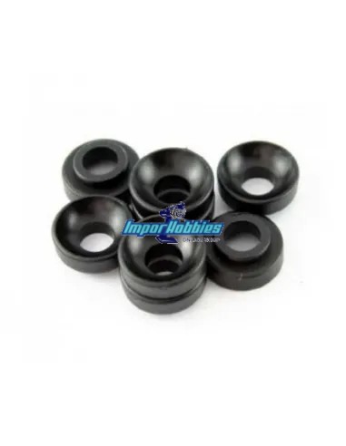 Rondelles en plastique de fusées avant PBS (8 U.) Hobao Hyper 7 PBS / VS2N / VS2E 87208 - Hobao Hyper VS2-N GP