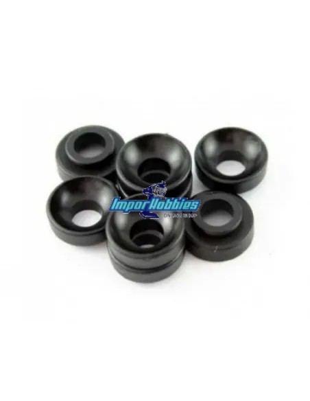 Rondelles en plastique de fusées avant PBS (8 U.) Hobao Hyper 7 PBS / VS2N / VS2E 87208 - Hobao Hyper VS2-N GP