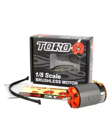 Brushless Motor Sensored 1/8 Off-Road / Truggy SkyRC TORO X8 Pro 2350KV SK-400009-11 - Electric Motors 1/8