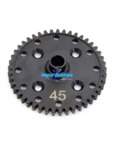 Couronne de différentiel centrale LW 45T Kyosho Inferno MP9 / MP10 IFW634-45S - Kyosho Inferno MP9 TKI2 / TKI3 - Pièces detachée