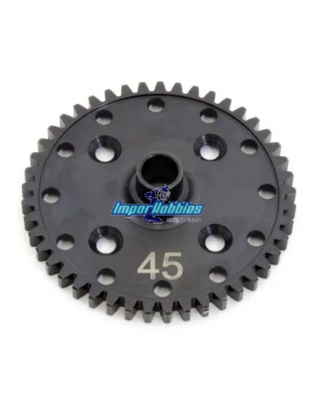 Corona diferencial central acero LW 45T Kyosho Inferno MP9 / MP10 IFW634-45S - Kyosho Inferno MP9 TKI2 / TKI3 - Repuesto y opcio