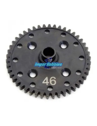 Corona diferencial central acero LW 46T Kyosho Inferno MP9 / MP10 IFW634-46S - Kyosho Inferno MP9 TKI2 / TKI3 - Repuesto y opcio