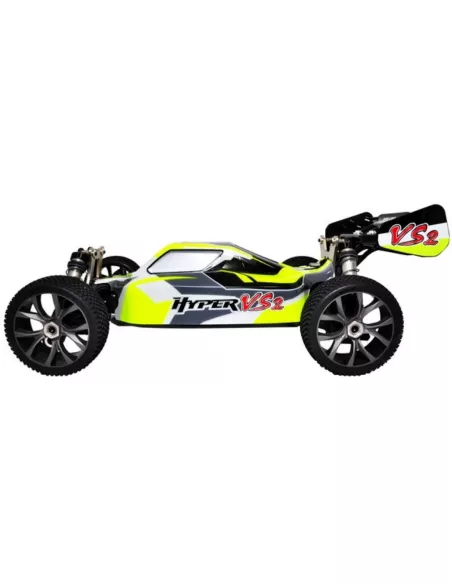 Hobao Hyper VS2-E Yellow - Pull ESC 100A Readyset 2.4Ghz H-VS2E-C100Y - RC Cars 1/8 Scale Nitro & Electric Buggy Off-Road Kit Re