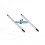 Tiges d'amortisseur arriere 3.5x65mm (2 U.) Hobbytech STR8 EP X2 / NXT HT585006