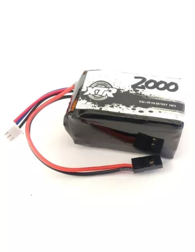 RX Life Hump Pack Battery Pack 6.6V 2000mah - 30.9x32x56mm XTR Racing XTR-0209 - Batteries Lipo - Life For Receiver