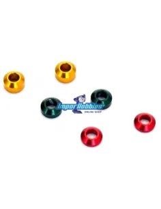 Espaciadores aluminio suspension DWS Kyosho Mini-Z AWD / FWD MDW105 - Kyosho Mini-Z AWD Sports - Repuesto y Opciones