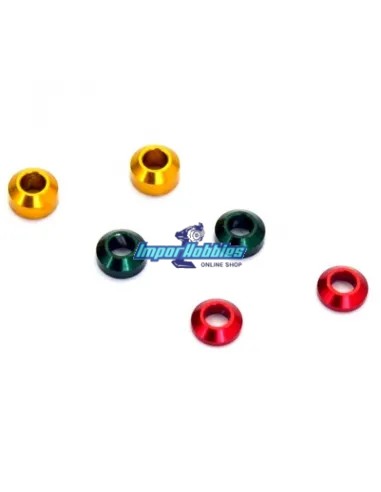 Entretoises aluminium pous suspension DWS Kyosho Mini-Z AWD / FWD MDW105 - Kyosho Mini-Z AWD Sports - Pièces detachées et option