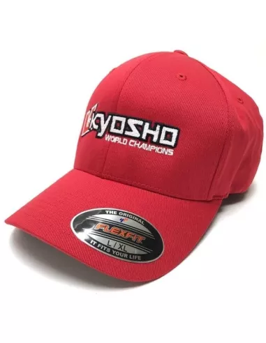 Red Cap - FLEXFIT L/XL Kyosho 88001R - Kyosho Merchandising