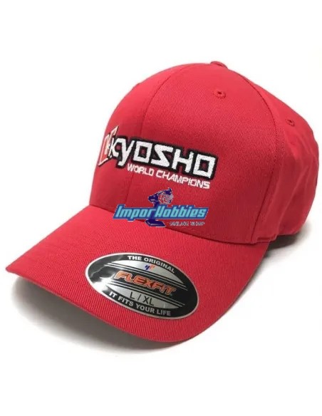Casquette rouge - FLEXFIT L/XL Kyosho 88001R - Merchandising Kyosho
