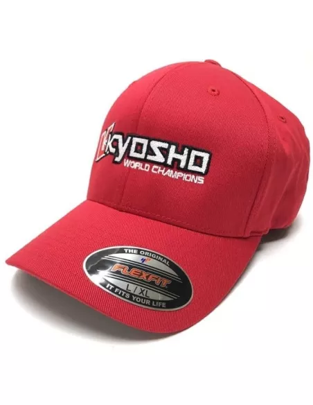Red Cap - FLEXFIT L/XL Kyosho 88001R - Kyosho Merchandising