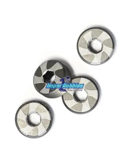 Écrous de fusées avant (4 U.) Hobbytech Spirit NXT STRX-310 - Hobbytech Spirit NXT GP / NXT GP 2.0 Nitro - Pièces detachées et o