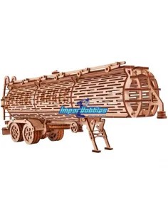 Puzzle 3D Mécanique - Tank Trailer - Fait de bois écologique Wood WT19 - Puzzles en bois 3D mécanique 2