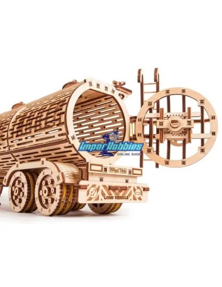 Puzzle 3D Mécanique - Tank Trailer - Fait de bois écologique Wood WT19 - Puzzles en bois 3D mécanique