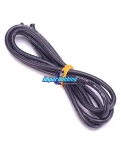 Cable de silicona baja resistencia negro 12AWG UltraFlex 100cm Fussion FS-03006 - Cables de conexión Lipo - Variador y adaptador