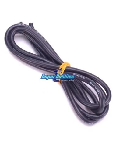 Câble de silicone basse résistance noir 12AWG UltraFlex 100cm Fussion FS-03006 - Câbles de connexion Lipo - Variateur et adaptat