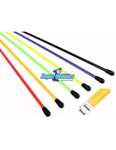 Tubos protección cable antena de receptor 30cm con tapón (6 Uds.) Fussion FS-WZ001 - Receptores para emisoras