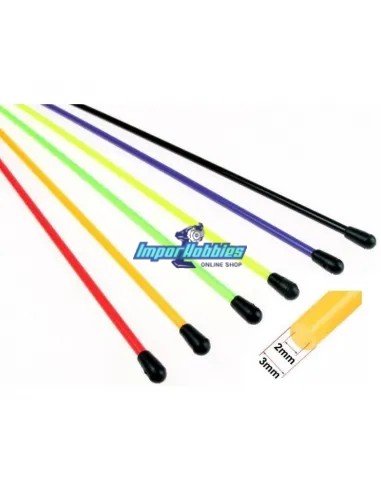 Tubos protección cable antena de receptor 30cm con tapón (6 Uds.) Fussion FS-WZ001 - Receptores para emisoras