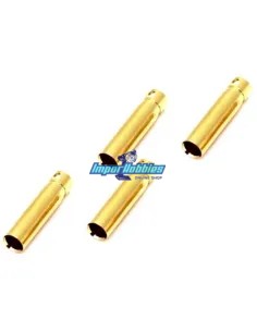 Gold Banana Plug - 4.0mm  Female (4 U.) Fussion FS-00074 - R/C Plugs