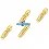 Connecteur banane or 4.0mm mâle (4 U.) Fussion FS-00073