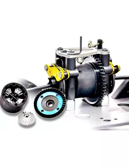 Hobao Hyper VS2-N Yellow - Pull Starter Engine .30 Readyset 2.4Ghz H-VS2N-C30Y - RC Cars 1/8 Scale Nitro & Electric Buggy Off-Ro
