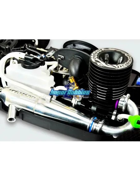 Hobao Hyper VS2-N Jaune Moteur de Tirette .21 Readyset 2.4Ghz H-VS2N-C21Y - Voitures RC Echelle 1/8 Buggy Nitro & Électrique Kit
