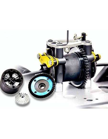 Hobao Hyper VS2-N Yellow - Pull Starter Engine .21 Readyset 2.4Ghz H-VS2N-C21Y - RC Cars 1/8 Scale Nitro & Electric Buggy Off-Ro