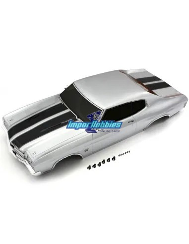 Carrocería pintada y decorada Gris Plata 1/10 Kyosho Fazer Chevy® Chevelle® SS™ FAB702S - Kyosho Fazer MK2 FZ02L - Repuesto y op