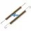 Muelles de escape unión codo - motor largos (2 Uds.) Hobao Hyper 86224
