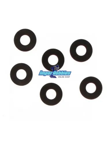 Rondelles de differentiel 6.2X13.9X0.3mm (6 U.) Hobao Hyper 7 / 8 / SS / VS / VT 87005-1 - Hobao Hyper 8 & 8.5 Nitro
