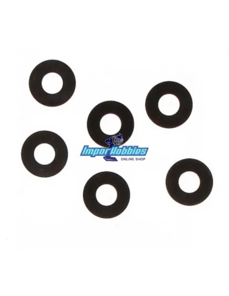 Rondelles de differentiel 6.2X13.9X0.3mm (6 U.) Hobao Hyper 7 / 8 / SS / VS / VT 87005-1 - Hobao Hyper 8 & 8.5 Nitro