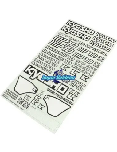 Adhesivos de carrocería blancos Kyosho Inferno MP10 IFD411 - Kyosho Inferno MP10 - MP10 TKI2 Nitro Kit - Repuesto y opciones