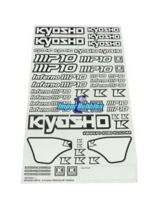 Adhesivos de carrocería blancos Kyosho Inferno MP10 IFD411 - Kyosho Inferno MP10 - MP10 TKI2 Nitro Kit - Repuesto y opciones 2
