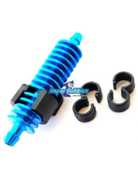 Camara de presurizar / enfriador de gases azul & soporte Escala 1/10 - 1/8 Fussion FS-EG002 - Refrigeradores gases RC