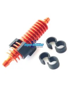 Refroidisseur de pressurisation orange & support 1/10 - 1/8 Scale Fussion FS-EG001 - Refroidisseur de pressurisation rc