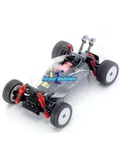 Mini voiture RC 1/28 Kyosho mini-z Buggy 4WD MB-010VE 2.0 FHSS 2.4GHz, systèm Inferno MP9 TKI châssis set 32294 avec options 2
