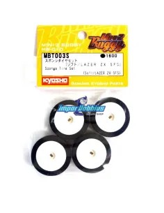 Pneus mousse avec jante - Soft (4 U.) Kyosho Mini-Z Buggy Lazer / MP9 MBT003S - Pneus et Jantes Kyosho Mini-Z Buggy 2