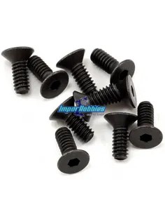 Vis tete fraisee hex M2X6mm (10 U.) Fussion FS-TF2006 - Vis en acier M2 et M2.5